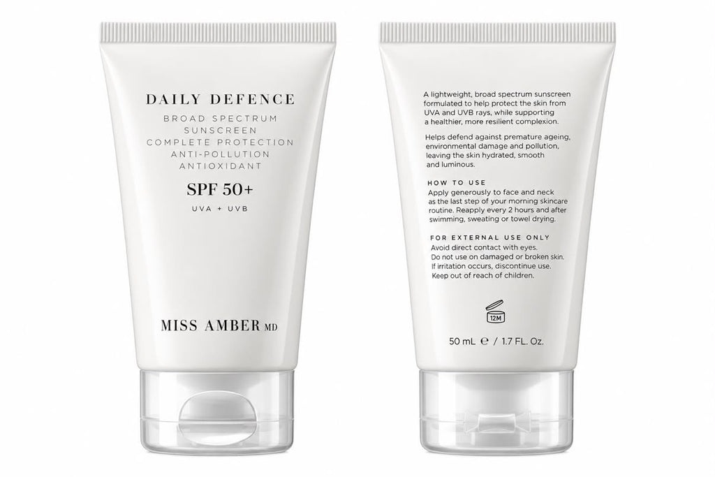 Miss Amber MD Daily Defence SPF 50 Braid Spectrum Facial Sunscreen