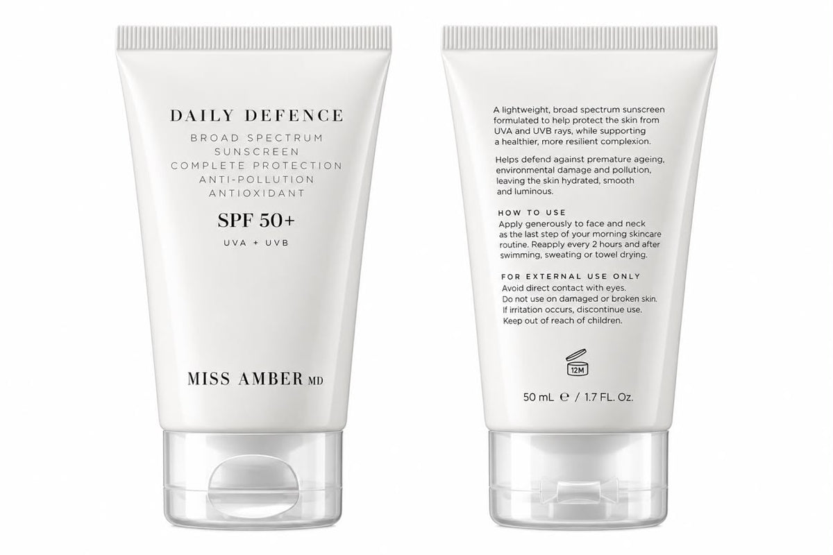 Miss Amber MD Daily Defence SPF 50 Braid Spectrum Facial Sunscreen